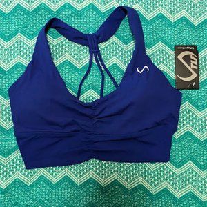 TLF Rouched royal Blue Sports Top